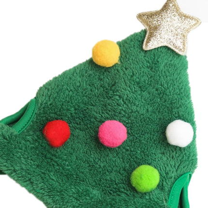 Pet Christmas Hat Saliva Festive Dressing Supplies, Color: Green Hat S-garmade.com