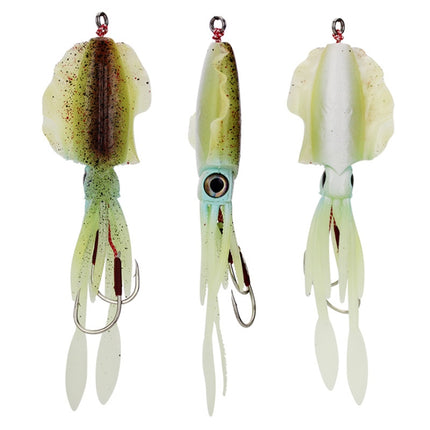 15cm 60g Sea Fishing Fake Bait Deep Sea Squid Soft Bait, Style: A1006 With Lead-garmade.com