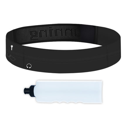 Running Waist Bag Invisible Outdoor Marathon Phone Storage Belt, Color: Black+Kettle-garmade.com