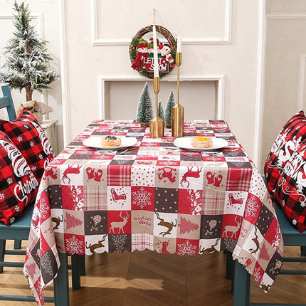 Christmas Printed Tablecloths Table Runners Christmas Tabletop Decorations 50 X 180cm(Type B)-garmade.com