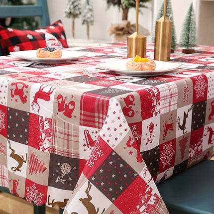 Christmas Printed Tablecloths Table Runners Christmas Tabletop Decorations 50 X 180cm(Type D)-garmade.com