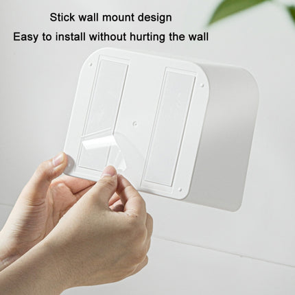 Wall-mounted Sanitary Napkin Makeup Remover Cotton Storage Box(White)-garmade.com