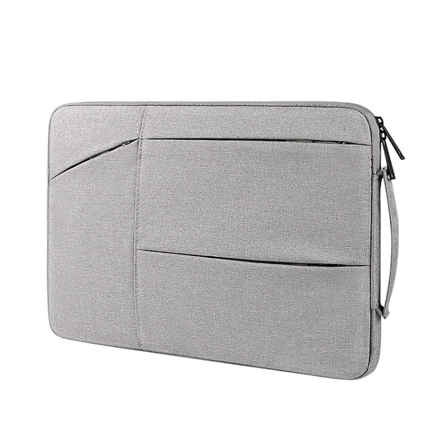 ST02 Large-capacity Waterproof Shock-absorbing Laptop Handbag, Size: 13.3 inches(Grey)-garmade.com