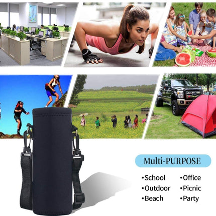 5 PCS Diving Material Outdoor Strap Cord Crossbody Cup Cover 550ml-garmade.com