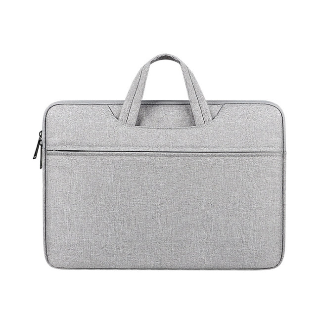 ST01 Large-Capacity Waterproof Shock-Absorbing Laptop Handbag, Size: 13.3 inches(Grey)-garmade.com