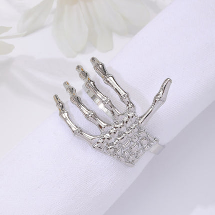 3 PCS Halloween Skull Hand Napkin Ring Ghost Hand Napkin Ring(Z1057-1)-garmade.com