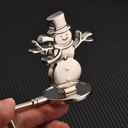 Christmas Decorative Hook Cartoon Christmas Hanger, Spec: Silver Snowflake-garmade.com