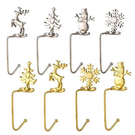 Christmas Decorative Hook Cartoon Christmas Hanger, Spec: Silver Tree-garmade.com