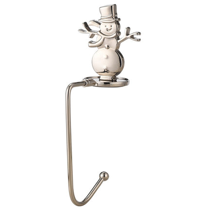 Christmas Decorative Hook Cartoon Christmas Hanger, Spec: Silver Snowman-garmade.com