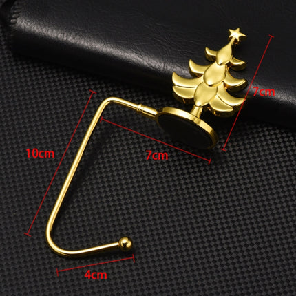 Christmas Decorative Hook Cartoon Christmas Hanger, Spec: Gold Snowflake-garmade.com