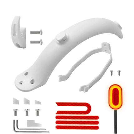 X0259 Electrical Scooter Rear Fender Shock Absorber Bracket Cover For Xiaomi Mijia M365(White)-garmade.com