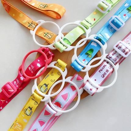 5 PCS Insulation Cup Strap Beverage Bottle Lanyard Baby Bottle Adjustable Water Cup Lanyard(HC3307)-garmade.com