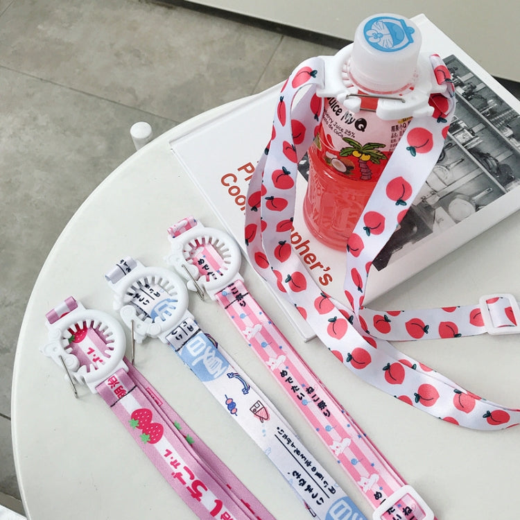 5 PCS 3cm Buckle Beverage Bottle Strap Crossbody Water Cup Lanyard(D5)-garmade.com