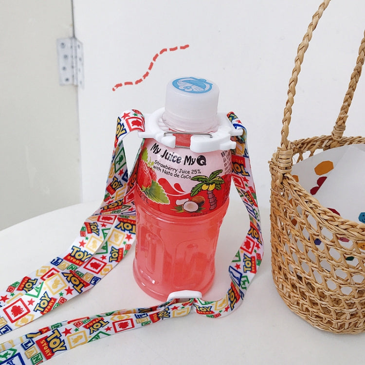 5 PCS 3cm Buckle Beverage Bottle Strap Crossbody Water Cup Lanyard(D5)-garmade.com