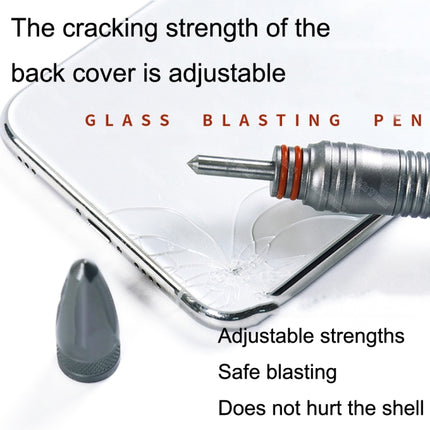 MaYuan Protect Glass Back Cover Broken Screen Pen Phone Glass Blasting Pen(Black)-garmade.com