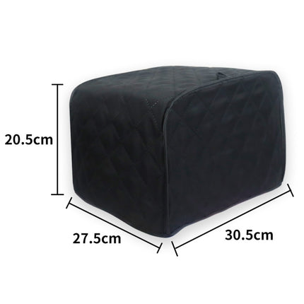 Home Bread Maker Polyester Dust Cover, Size: Large(Black)-garmade.com