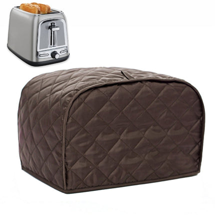 Home Bread Maker Polyester Dust Cover, Size: Large(Dark Brown)-garmade.com