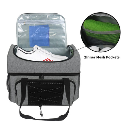 Bowling Tote Bag Portable Travel Sneaker Backpack(Grey)-garmade.com