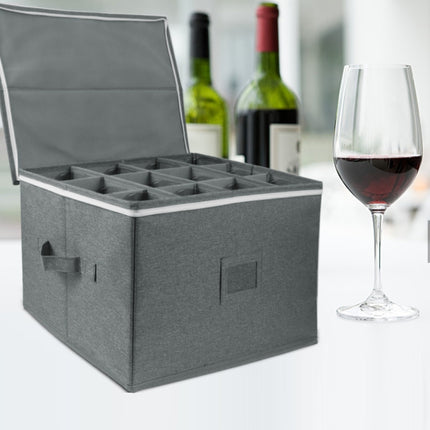 Collapsible Goblet Storage Box With Lid-garmade.com