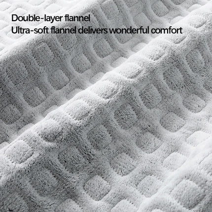 100W Flannel Electric Heating Blanket With Thermostat Timer Switch,Style: 3rd Gear US Plug-garmade.com