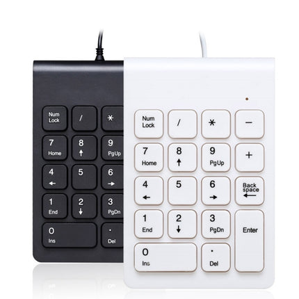 Laptop Wired Digital Mini USB Keyboard(Black)-garmade.com