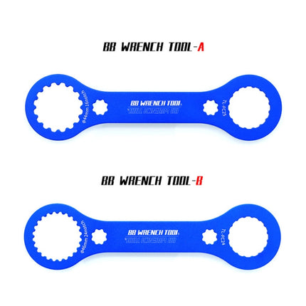 2 PCS DUB TL-FC32/25/24 Bicycle Integrated Hollow Shaft Wrench(BB Wrench A+B)-garmade.com