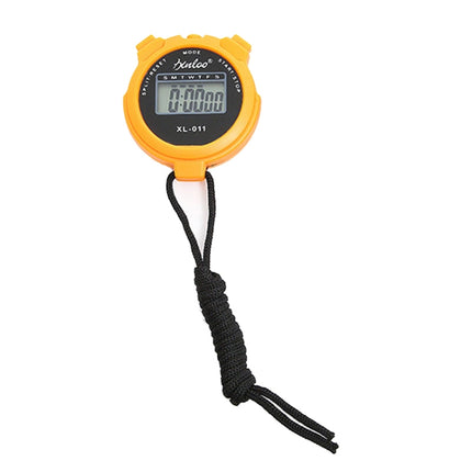 XINLOO XL-011 Display Single Memory Stopwatch Running Fitness Training Electronic Timer(Orange)-garmade.com