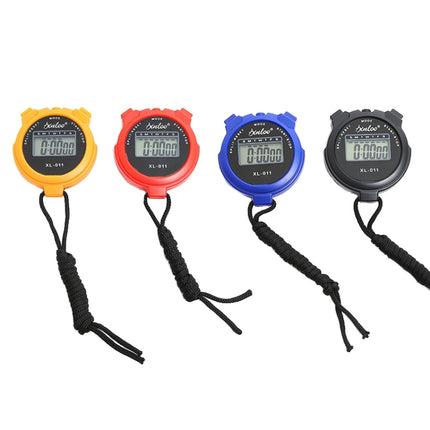 XINLOO XL-011 Display Single Memory Stopwatch Running Fitness Training Electronic Timer(Black)-garmade.com