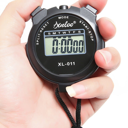 XINLOO XL-011 Display Single Memory Stopwatch Running Fitness Training Electronic Timer(Orange)-garmade.com