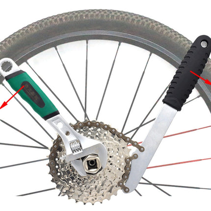 Bicycle Card Flywheel Chain Removal Wrench Repair Tool(Wrench)-garmade.com