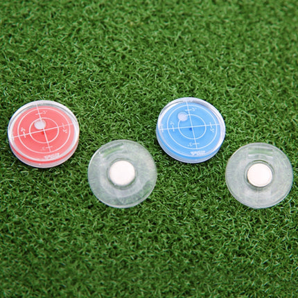 PGM MK011 Magnetic Golf Level Cap Clip Ball Marker(Blue)-garmade.com