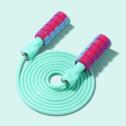 H8010 Weight Bearing Rope Skipping Fitness Equipment(PVC Rope Green)-garmade.com