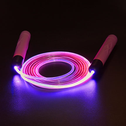 Glowing Skipping Rope Fitness Exercise Student Racing Training(Pink)-garmade.com