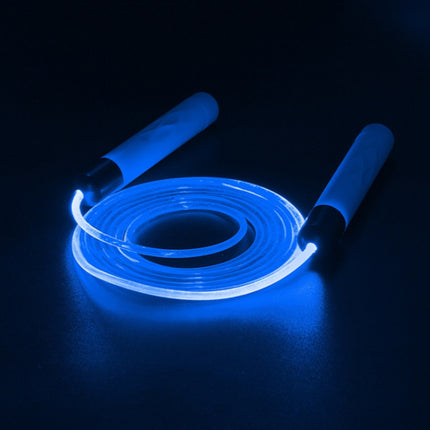 Glowing Skipping Rope Fitness Exercise Student Racing Training(Blue)-garmade.com