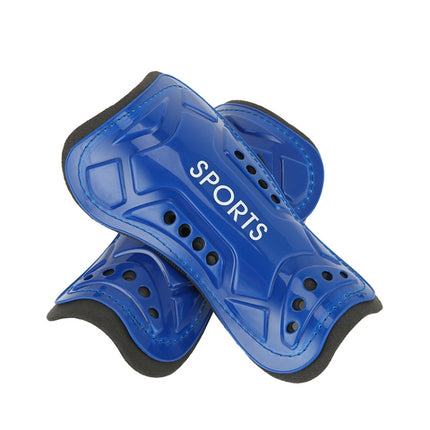 2 Pairs Football Shin Pads Professional Game Training Sports Knee Pads, Color: HTB02 Blue L-garmade.com