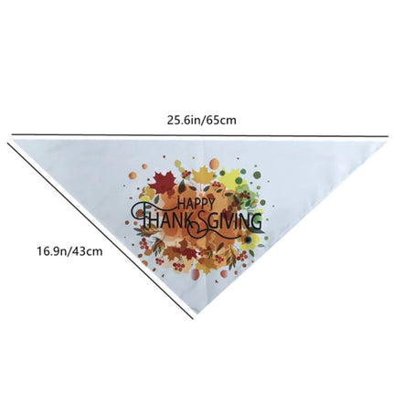 3 PCS Dog Saliva Towel Pet Triangle Bib(Christmas 7)-garmade.com