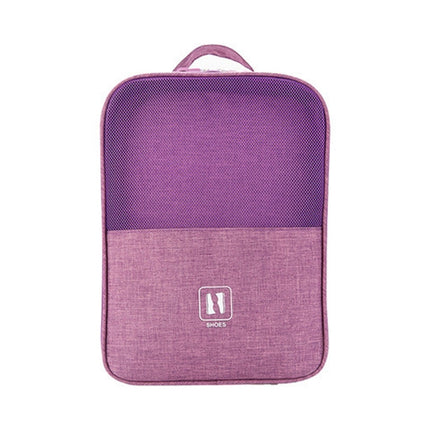 Multifunctional Travel Shoe Storage Bag Portable Multi-layer Shoe Box(Purple)-garmade.com