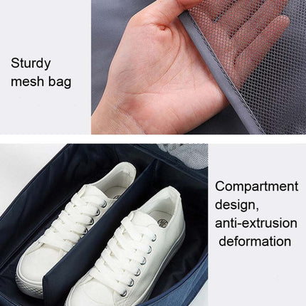 Multifunctional Travel Shoe Storage Bag Portable Multi-layer Shoe Box(Red)-garmade.com
