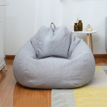 Lazy Sofa Bean Bag Chair Fabric Cover, Size: 90x110cm(Star Gray)-garmade.com
