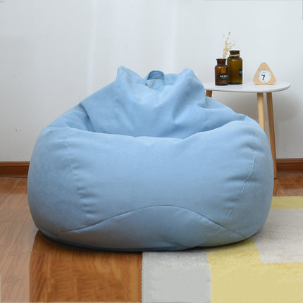 Lazy Sofa Bean Bag Chair Fabric Cover, Size: 90x110cm(Sky Blue)-garmade.com