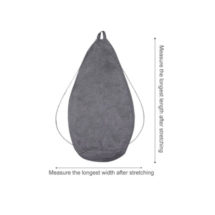 Lazy Sofa Bean Bag Chair Fabric Cover, Size: 90x110cm(Noble Purple)-garmade.com