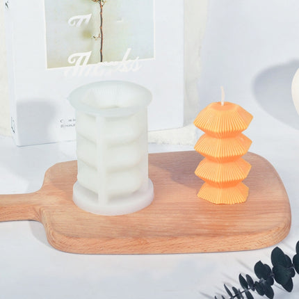 Geometric Scented Candle Silicone Mold, Specification: LZ-394-garmade.com
