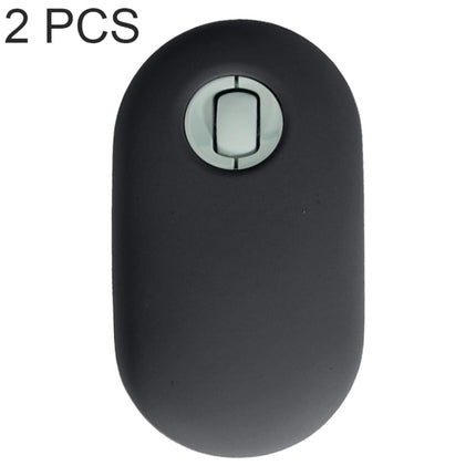2 PCS Silicone Dustproof Wireless Mouse Protective Case For Logitech Pebble(Black)-garmade.com