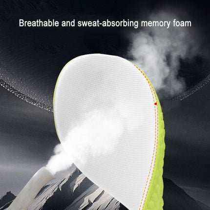 Sports Shock-absorbing Breathable Sweat-absorbing Inner Heightening Insole, Size: 35-36(3.5cm)-garmade.com