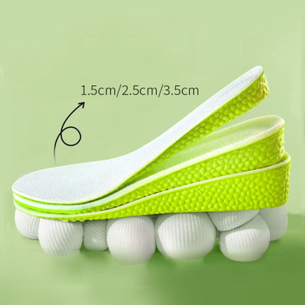 Sports Shock-absorbing Breathable Sweat-absorbing Inner Heightening Insole, Size: 41-42(1.5cm)-garmade.com