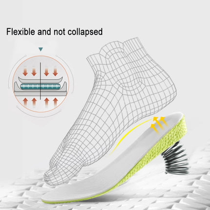 Sports Shock-absorbing Breathable Sweat-absorbing Inner Heightening Insole, Size: 35-36(3.5cm)-garmade.com