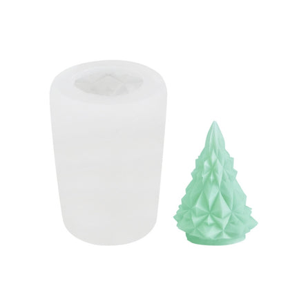 Christmas DIY Scented Candle Silicone Mold, Color: White(SX-LZ-304)-garmade.com