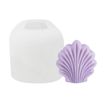 Scallop DIY Scented Candle Silicone Mold, Specification: SX-LZ-305-garmade.com