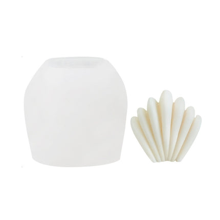 Scallop DIY Scented Candle Silicone Mold, Specification: SX-LZ-306-garmade.com