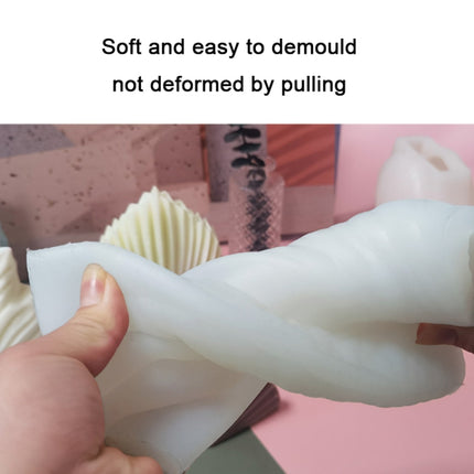 Scallop DIY Scented Candle Silicone Mold, Specification: SX-LZ-306-garmade.com